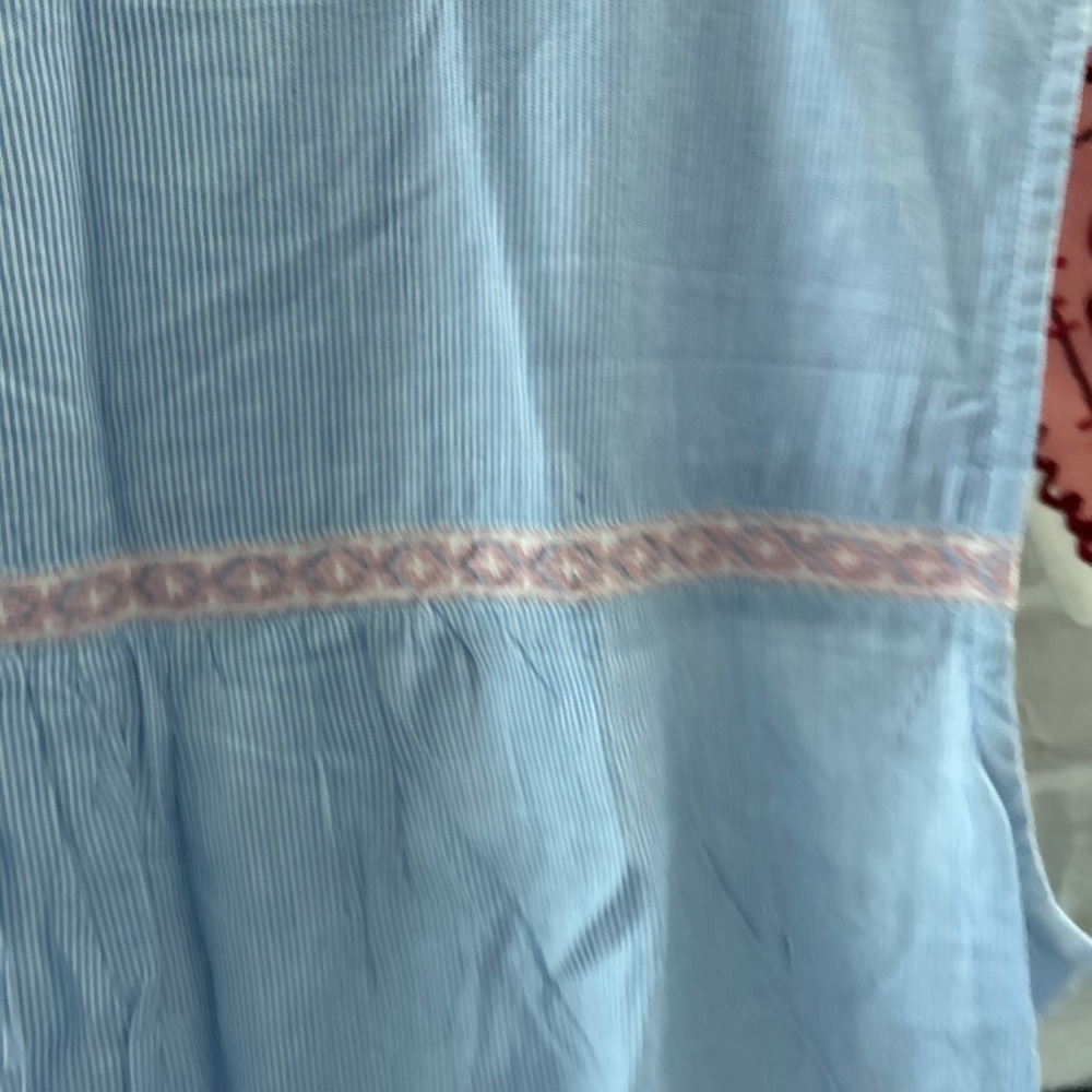 Southern Tide Blue Dress with Pink Embroidery XL NWT 168.00 - Picture 6 of 7